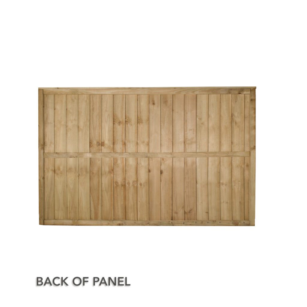 Forest Garden 6ft x 4ft Pressure Treated Closeboard Fence Panel – Pack of 3 5013053167755 2